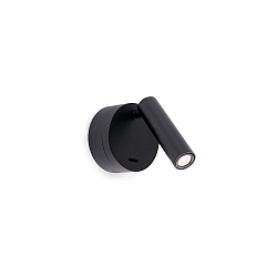 wall luminaire BOC LED IP20, black matt 