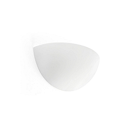 Væglampe SNOW E14 IP20, hvid mat 