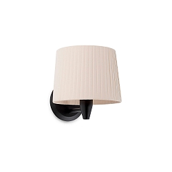 Væglampe SAMBA E27 IP20, beige, sort 