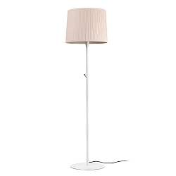Standerlampe SAMBA E27 IP20, beige, hvid mat 