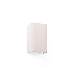 Væglampe COTTON E27 IP20, hvid mat 