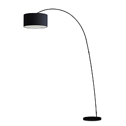 Standerlampe PAPUA E27 IP20, sort mat 