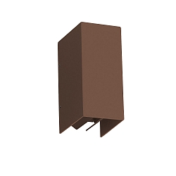 Udendørs wall luminaire BLIND up / down, 2-flammer LED IP65, rustbrun 