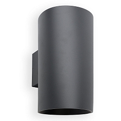 Udendørs wall luminaire THON 2-flammer LED IP55, mørkegrå 
