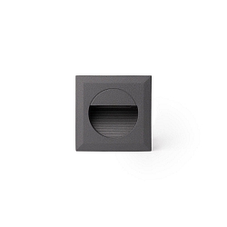 V�gindbygningslampe MINI CARTER down, firkantet, omskiftelig IP44, m�rkegr� 