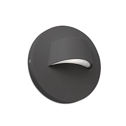 Udendørs wall luminaire BROW LED IP44, mørkegrå 