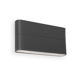 Udendørs wall luminaire ADAY 2-flammer LED IP54, mørkegrå 
