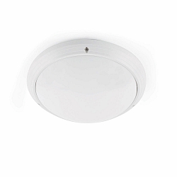 V�glampe DAKRON E27 IP65, hvid mat 