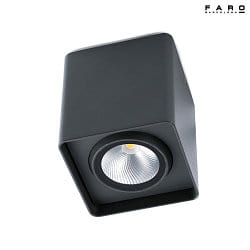 Udendrs loftlampe TAMI svingbar, drejelig LED IP54, mrkegr 