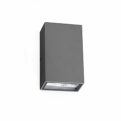 Udendørs wall luminaire LING 2-flammer LED IP54, mørkegrå 