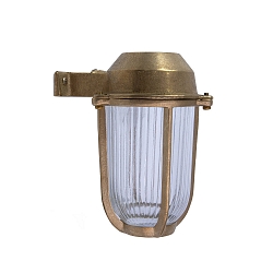 V�glampe BORDA E27 IP44, messing 