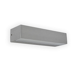 Udendørs wall luminaire TOLUCA 2-flammer LED IP65, aluminium satineret 