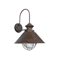 V�glampe NAUTICA E27 IP33, rustbrun 