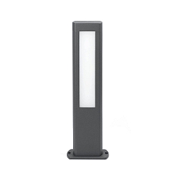 P�lelampe NANDA LED IP54, m�rkegr� 