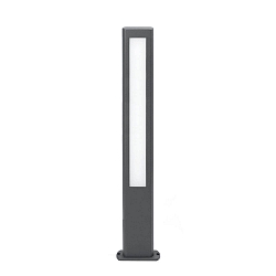 P�lelampe NANDA LED IP54, m�rkegr� 