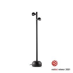 P�lelampe BROT 900 2-flammer LED IP65, sort 