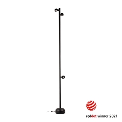 Gulvlampe BROT 1800 LED IP65, sort 