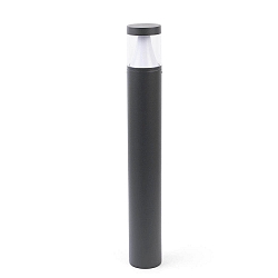 P�lelampe PLIM LED IP65, m�rkegr� 
