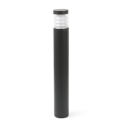 P�lelampe PLIM LED IP65, m�rkegr� 