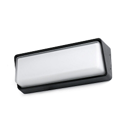 Udendørs wall luminaire HALF LED IP65, mørkegrå 