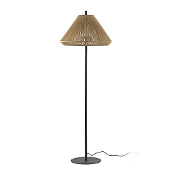 Udend�rs stativlampe SAIGON OUT E27 IP44, m�rkegr�, okkergul 