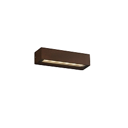 Udendørs wall luminaire DORO 220 2-flammer LED IP65, rustbrun 