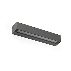 Udendørs wall luminaire DORO 380 2-flammer LED IP65, mørkegrå 