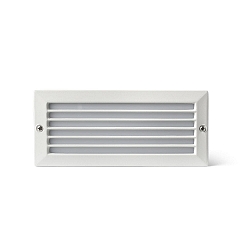 V�gindbygningslampe STRIPE-1 firkantet, med gitter IP54
