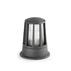 P�lelampe SURAT E27 IP54, m�rkegr� 