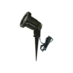 Jordspydslampe TONO GU10 IP44, sort mat 