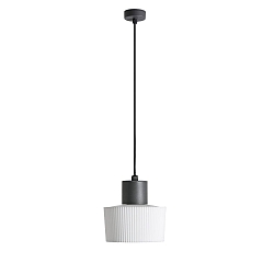 Pendel MUFFIN E27 IP44, m�rkegr� 