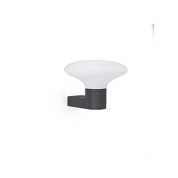 Udendørs wall luminaire BLUB'S E27 IP44, mørkegrå 