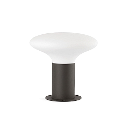 P�lelampe BULB'S E27 IP44, m�rkegr� 
