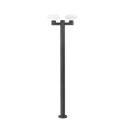Udend�rs stativlampe BLUB'S 2-flammer E27 IP44, m�rkegr� 