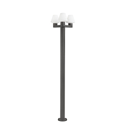 Udend�rs stativlampe MISTU 3-flammer E27 IP44, m�rkegr� 