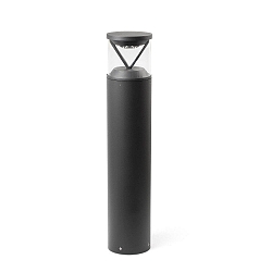 P�lelampe RUSH 800 LED IP65, m�rkegr� 