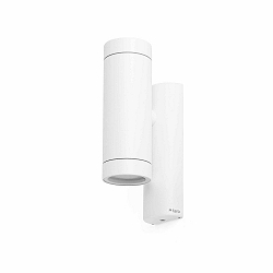 Udendørs wall luminaire STEPS 2-flammer GU10 IP44, hvid mat 