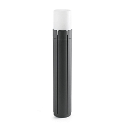 bollard lamp TRAM E27 IP65, dark grey 