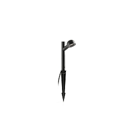 Jordspydslampe BROT 200 LED IP44, sort 