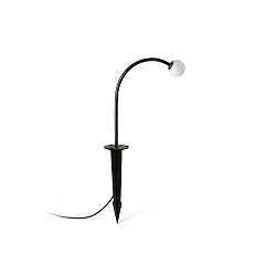 Jordspydslampe CUCA 300 IP65, sort 