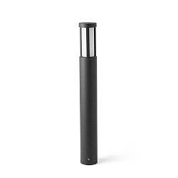P�lelampe LOGAR LED IP54, m�rkegr� 