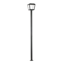 Gulvlampe PLAZA LED IP54, m�rkegr� 