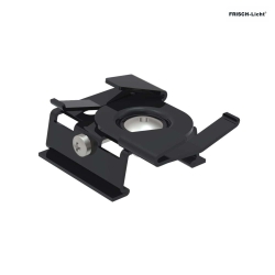 3-Phase track Ceiling clamp for grid ceiling, for 24mm T-bar, tensile strength 5kg, black