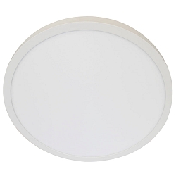 Loftlampe �60 flad, rund IP20, hvid d�mpbar