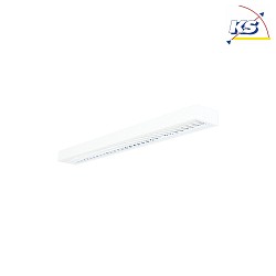 LED Surfaced /Pendant grid luminaire, direct, 45W, 4000K, 5900lm,IP20, UGR < 19, DALI dimmable, white