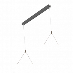 canopy FL-PLN242063MPS.8584L DALI controllable, incl. LED driver, black