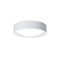 Væg- og Loftlampe PREMIUM ARCHITEKTUR Ø 30,8cm rund IP40, hvid, snehvide dæmpbar
