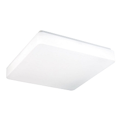 Væg- og Loftlampe 45cm firkantet IP54, hvid dæmpbar