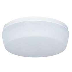V�g- og Loftlampe DLR7454A.2084DA rund, DALI styrbar, slagfast IP54, hvid d�mpbar