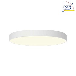 LED Ceiling and Pendant luminaire, direct, 25W, 3000K, 3000lm, IP40, opal, white